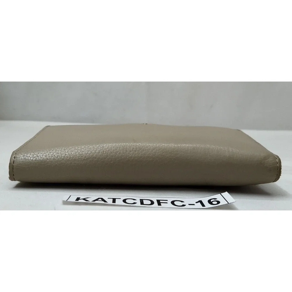 Kate Spade New York Gray Leather Credit Card Bifold Wallet